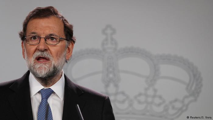 Spanien PK Ministerpräsident Mariano Rajoy in Madrid (Reuters/S. Vera)