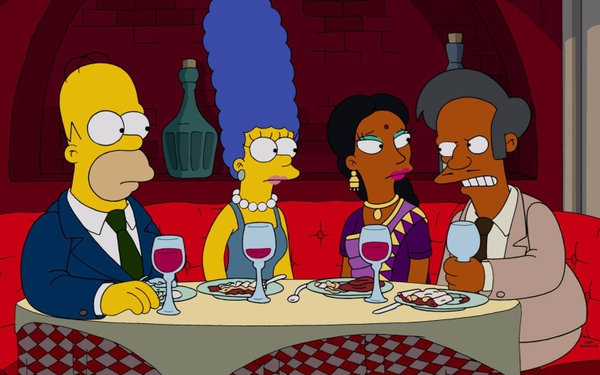 Apu se casó porque su madre arregló el matrimonio. Homero intentó impedirlo. (Fox)