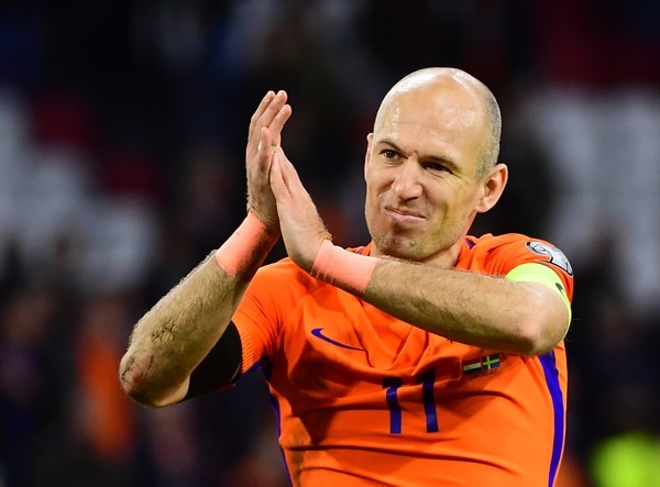 Arjeen Robben: el holandés, tras la eliminación, renunció a la selección (AFP)