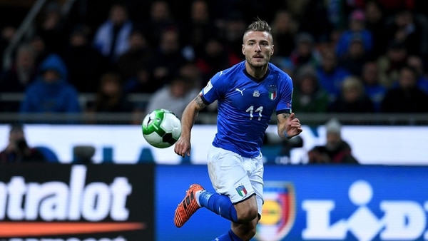 Ciro Immobile: goleador del Calcio en la actualidad, no estará en la cancha por la eliminación de Italia (Getty)