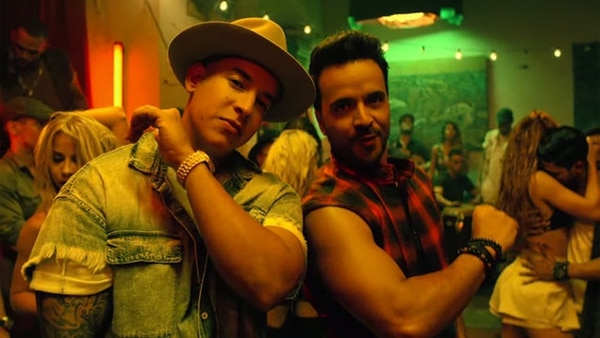 Luis Fonsi y Daddy Yankee en una captura del video de “Despacito” (Universal Music Latin)