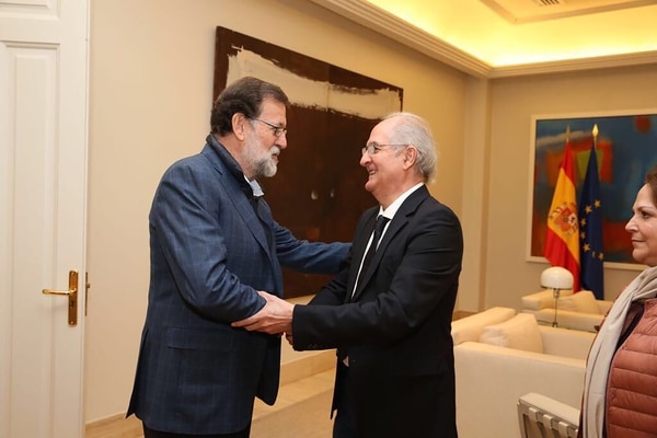 Mariano Rajoy y Antonio Ledezma