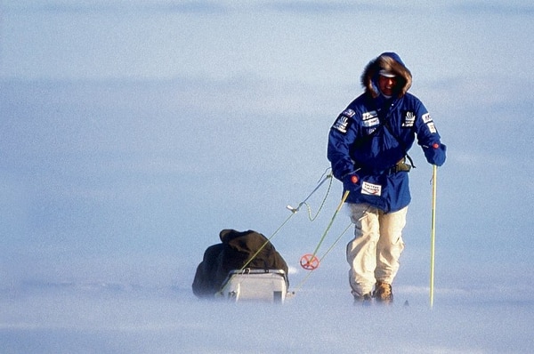 Luego de 50 días en el Polo Sur, a Erling Kagge le costó volver a hablar.