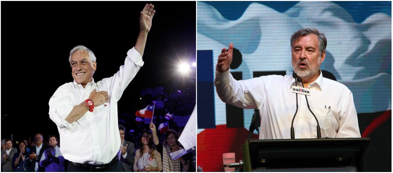 Elecciones 2017: Sebastián Piñera y Alejandro Guillier se encaminan a la segunda vuelta