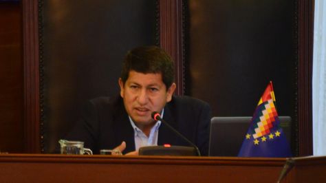El ministro de Hidrocarburos, Luis Alberto Sánchez.