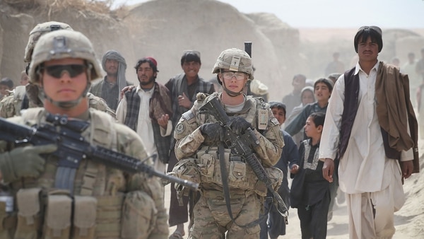 Soldados estadounidenses desplegados en Afganistán (Getty Images)