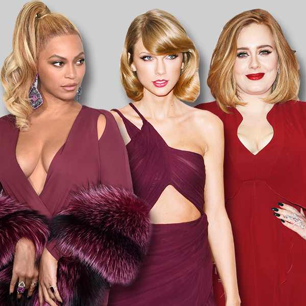 Adele, Beyonce, Taylor Swift