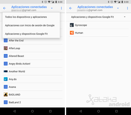 Aplicaciones conectadas