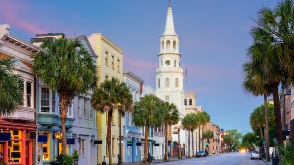 Charleston, la ciudad de Carolina del Sur testigo de la colonia, la independencia y la disputa entre el sur y el norte por la esclavitud. Desaparecerá bajo el agua por el efecto invernadero.(Istock)