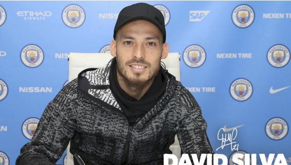 Resultado de imagen para david silva manchester city renovacion