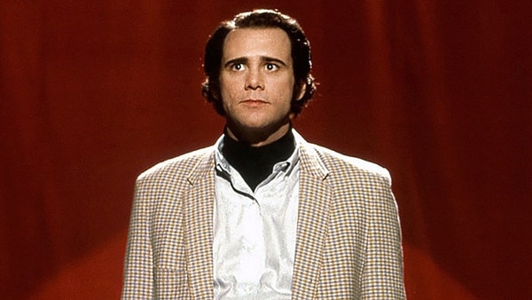 Carrey como Kaufman, en “Man on the Moon”