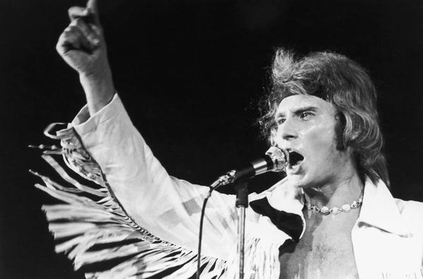 Hallyday en el Palais Des Sports, Paris, 13 de Mayo 1969. (Photo by Reg Lancaster/Express/Hulton Archive/Getty Images)