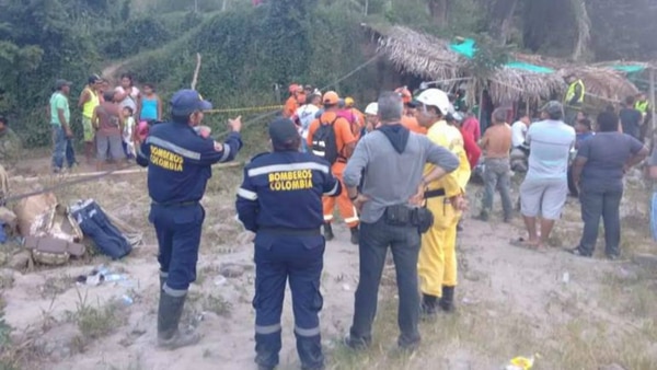 Lugar del accidente en Colombia. (Caracol Radio)