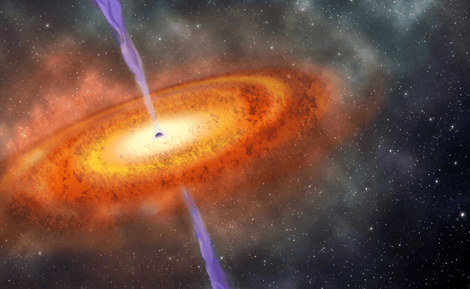 Un agujero negro supermasivo nos permite saber cómo era el universo en su infancia