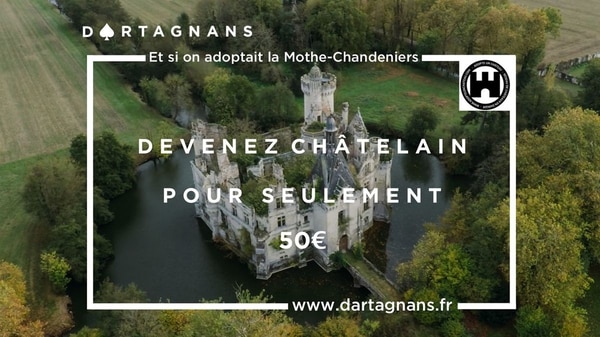 La iniciativa fue de la asociación “Adopte un château” (Adopta un castillo) y la plataforma digital “Dartagnans”, que buscan formas de financiación participativa para la preservación del patrimonio