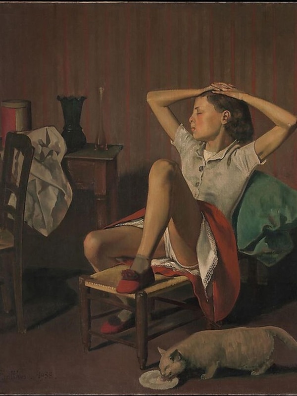 “Teresa durmiendo” es una obra de Balthus de 1938