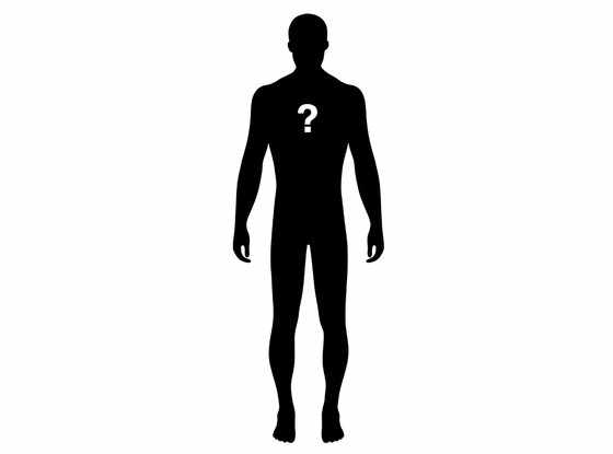 Question Mark Silhouette, Male