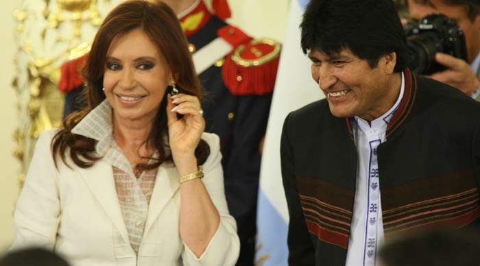 Resultado de imagen para Evo Morales Cristina Fernández,