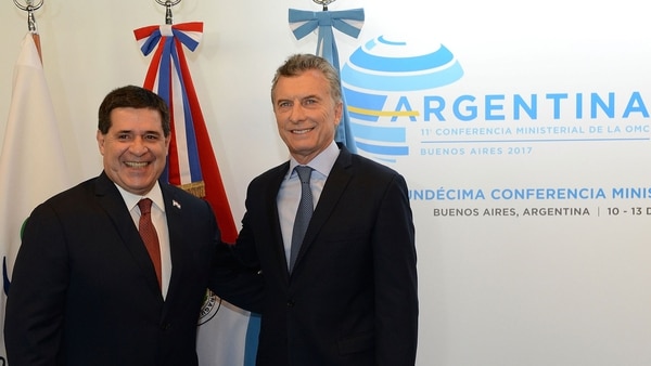 El presidente Mauricio Macri junto a su par de Paraguay, Horacio Cartes (Presidencia)