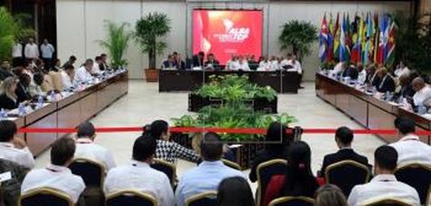 La sesión de apertura del XVI Consejo Político de la ALBA en La Habana