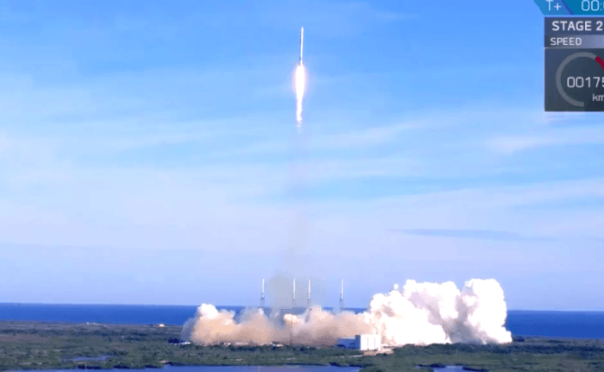 La NASA utiliza por primera vez un cohete reutilizado de SpaceX