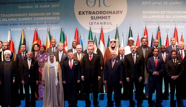 Los líderes de más de 50 países con mayoría musulmana se reunieron la semana pasada para reconocer a Jerusalén Este como “capital ocupada” de Palestina (Reuters)