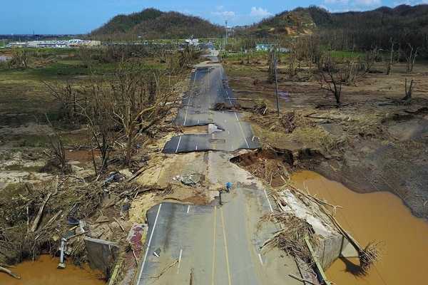 El huracán destrozó la infraestructura de la isla (AFP)