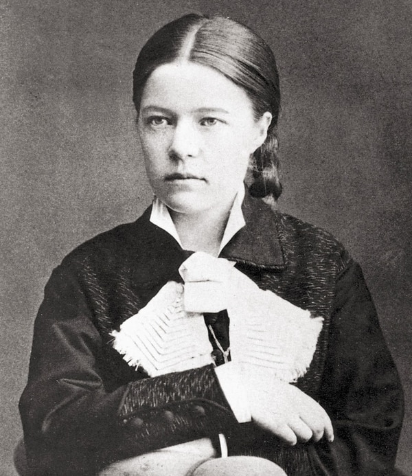 Selma Lagerlöf en su juventud
