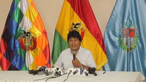El presidente Evo Morales informe sobre los resultados del gabinete ampliado. Foto: ABI