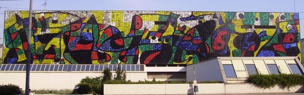 Mural cerámico en Ludwigshafen, Alemania (1971)