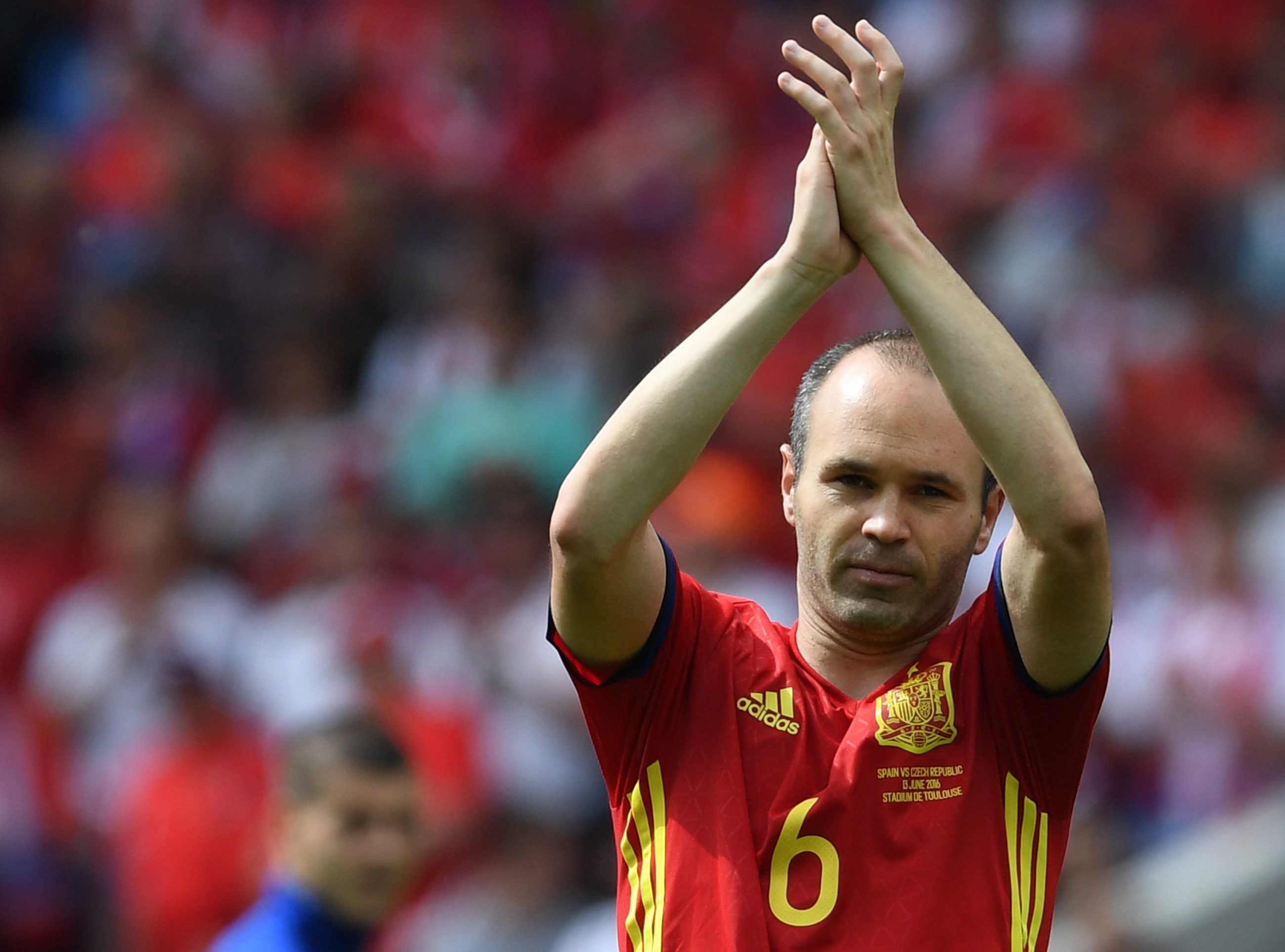 Resultado de imagen para iniesta seleccion española 2017
