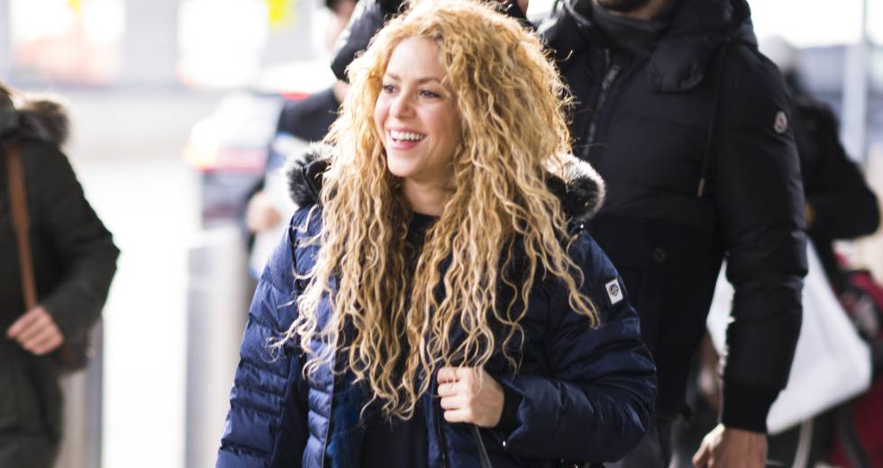 Shakira, el pasado 24 de diciembre a su llegada a Nueva York.