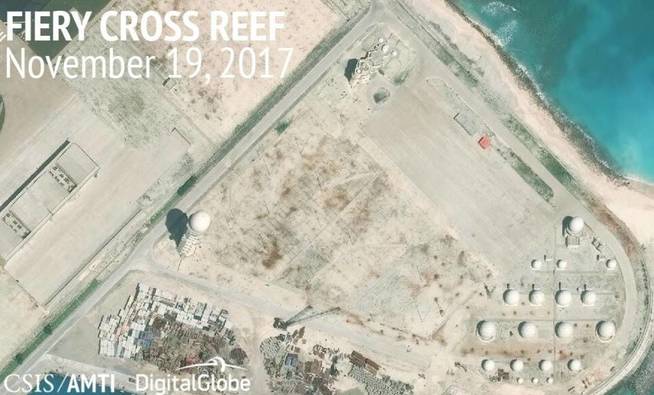 Instalaciones de radar en Fiery Cross