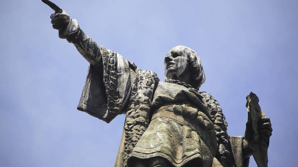 Foto: Estatua de Cristóbal Colón en Barcelona. (iStock)