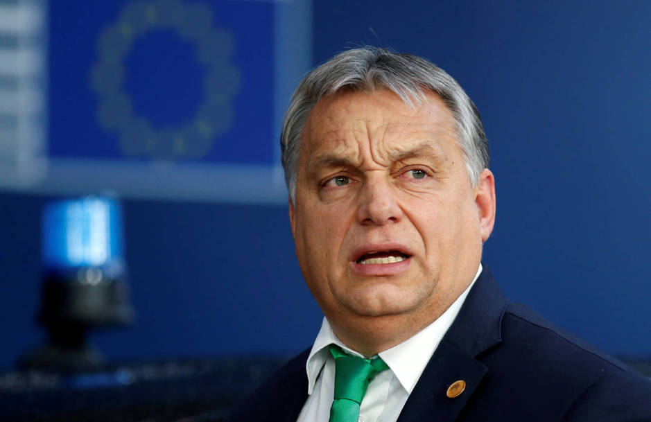 El primer ministro húngaro Viktor Orbán en Bruselas, el 14 de diciembre de 2017. (Reuters)