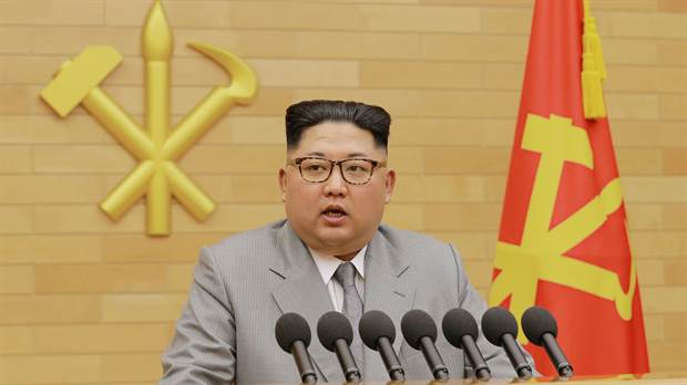 El líder norcoreano envió un mensaje por el año nuevo por cadena nacional