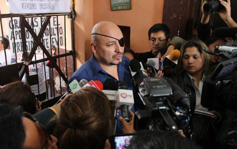 El Defensor del Pueblo durante su visita al penal de San Pedro de La Paz. Foto: Defensoría del Pueblo