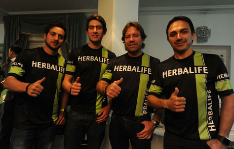 (De izq. a der.) Wálter Junior, Daniel Nosiglia, Wálter Nosiglia y Juan Carlos Salvatierra; parte del Team Bolivia. Foto: Archivo La Razón