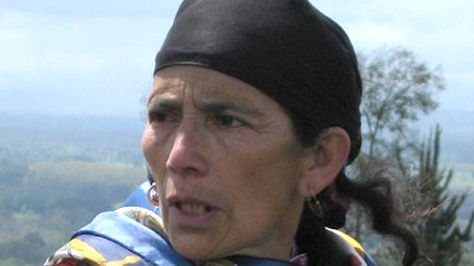 La mapuche chilena Francisca Linconao. Foto:biobiochile.cl