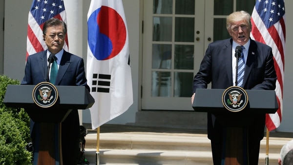 Donald Trump habló en la Casa Blanca sobre la situación en Corea del Norte (Reuters)