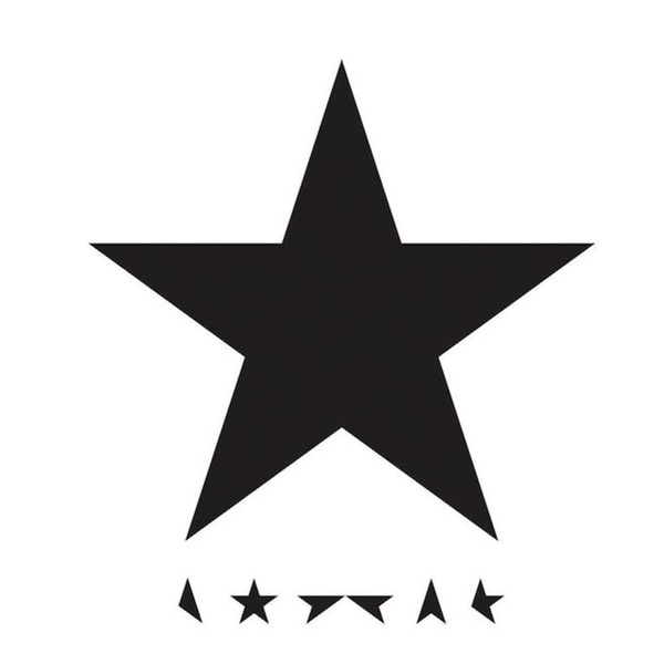 Portada de Blackstar, ultimo disco que editó David Bowie el 8 de enero de 2016, el mismo día de su 69º cumpleaños