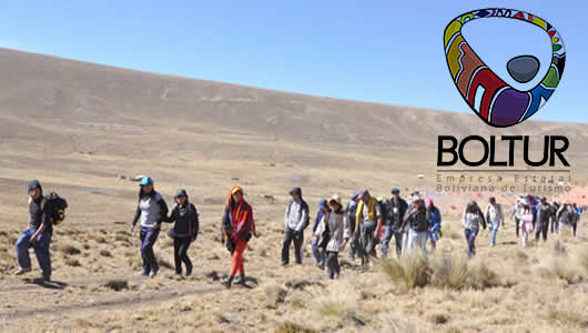 Empresa Estatal Boliviana de Turismo (Boltur) recorrido de la ruta Qhutaña Empresa Estatal Boliviana de Turismo (Boltur) recorrido de la ruta Qhutaña