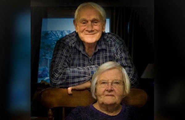 Grant Triebner, de 90 años y su esposa Ada Triebner, de 83 (Facebook/Luba Williams)