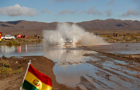 El paso del Rally Dakar por territorio boliviano en 2017. Foto: Archivo 