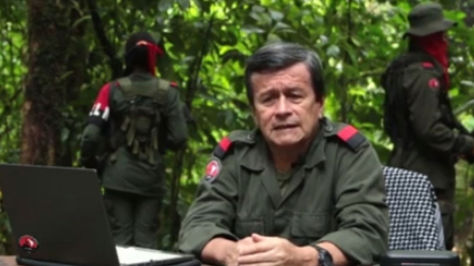 El comandante Pablo Beltrán de la guerrellia ELN. Foto: Zona Cero