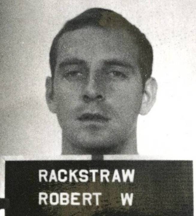 El retrato de Rackstraw de 1970 proporcionado por Colbert.
