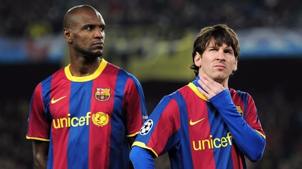 Eric Abidal contó que Lionel Messi le pidió que no envíe más videos mientras se recuperaba de su enfermedad (Getty Images)