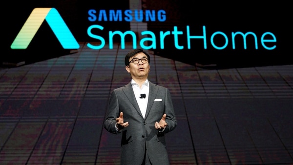 Hyunsuk Kim, presidente y líder de la división de Investigación y Consumo Electrónico de Samsung (Reuters)