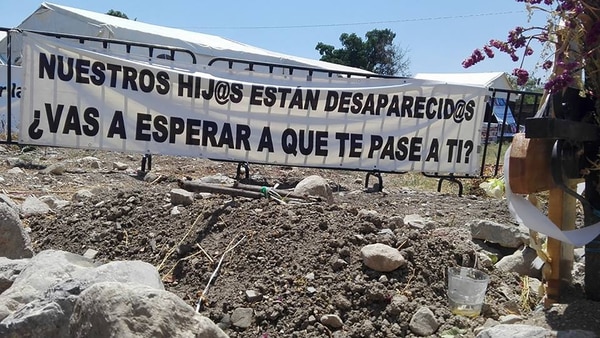 Imagen de fosas en Morelos (Brigada Nacional de Búsqueda de Personas Desaparecidas)