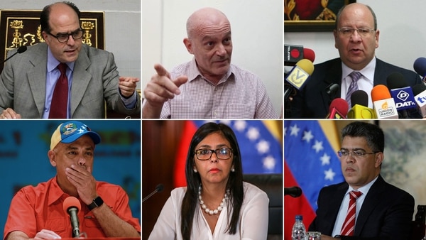 Los negociadores de la oposición y del régimen de Nicolás Maduro